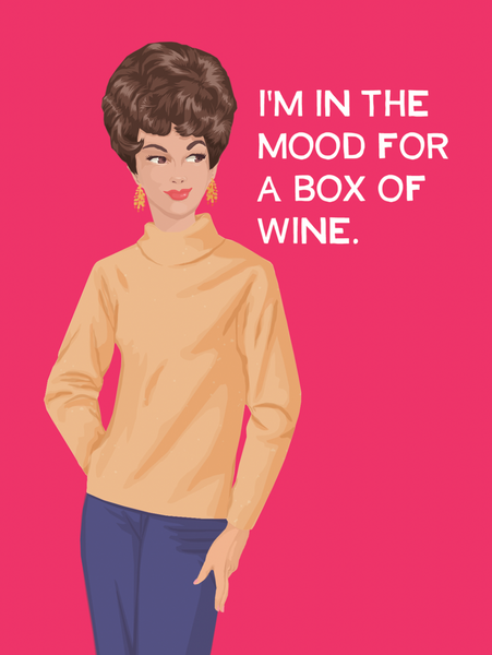 Card - Box Of Wine