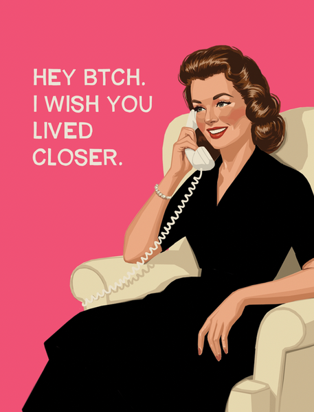 Lived Closer - Greeting Card