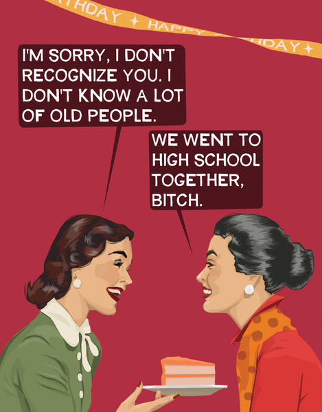 High School Birthday-Six Pack-Wholesale A2 Greeting Card