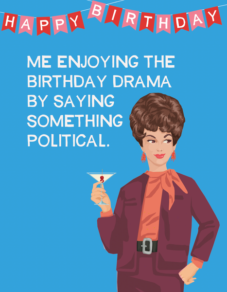 Political Birthday-Wholesale A2 Greeting Card