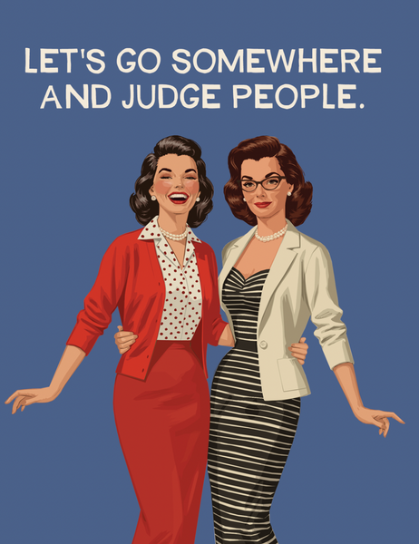 Judge People - Greeting Card