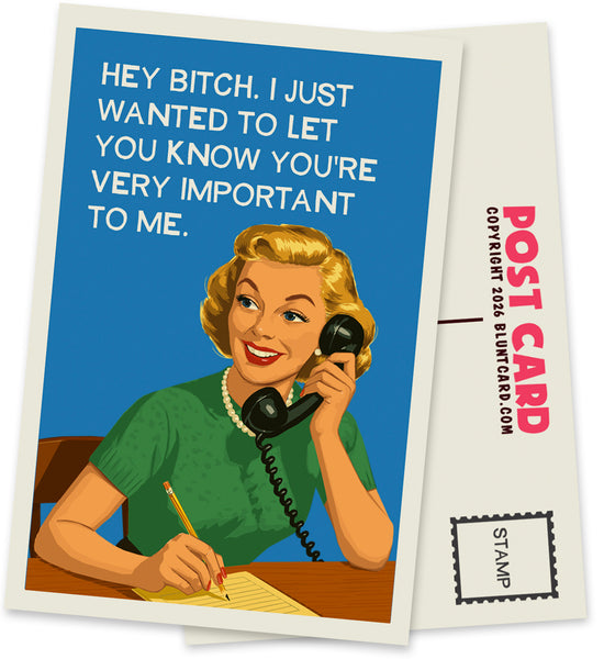 Important Friend - Postcard