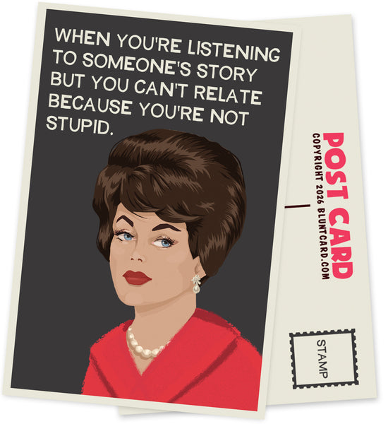 Funny Listening - Postcard