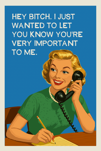 Important Friend - Postcard