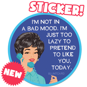 Vinyl Sticker - Bad Mood