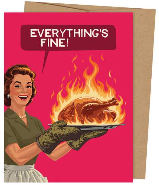 Everything's Fine!-Six Pack-Wholesale A2 Greeting Card