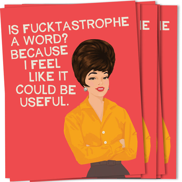 Fucktastrophie-Wholesale A2 Greeting Card