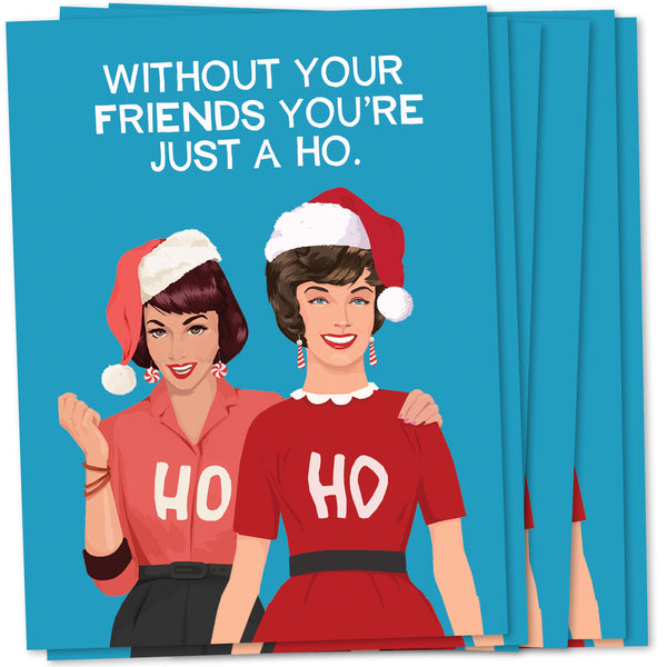 Just A Ho-Six Pack-Wholesale A2 Greeting Card
