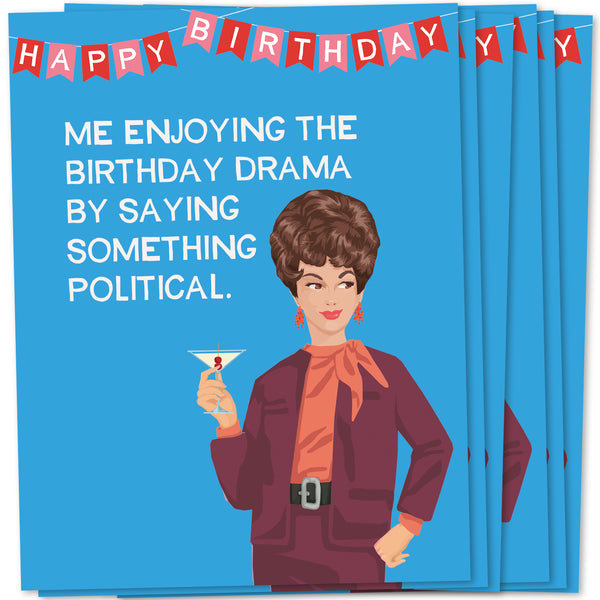 Political Birthday-Wholesale A2 Greeting Card