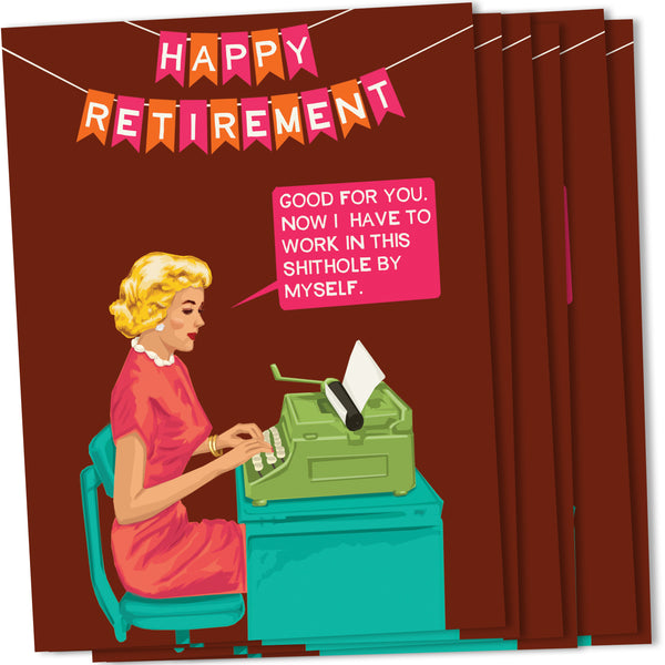 Happy Retirement-Wholesale A2 Greeting Card