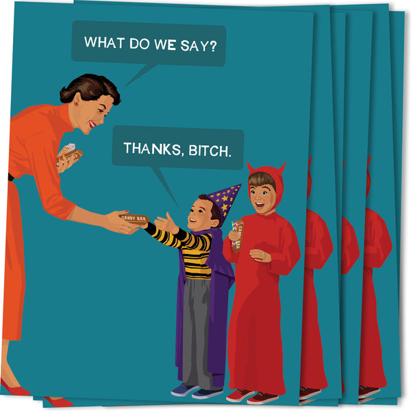 What Do We Say?-Wholesale A2 Greeting Card